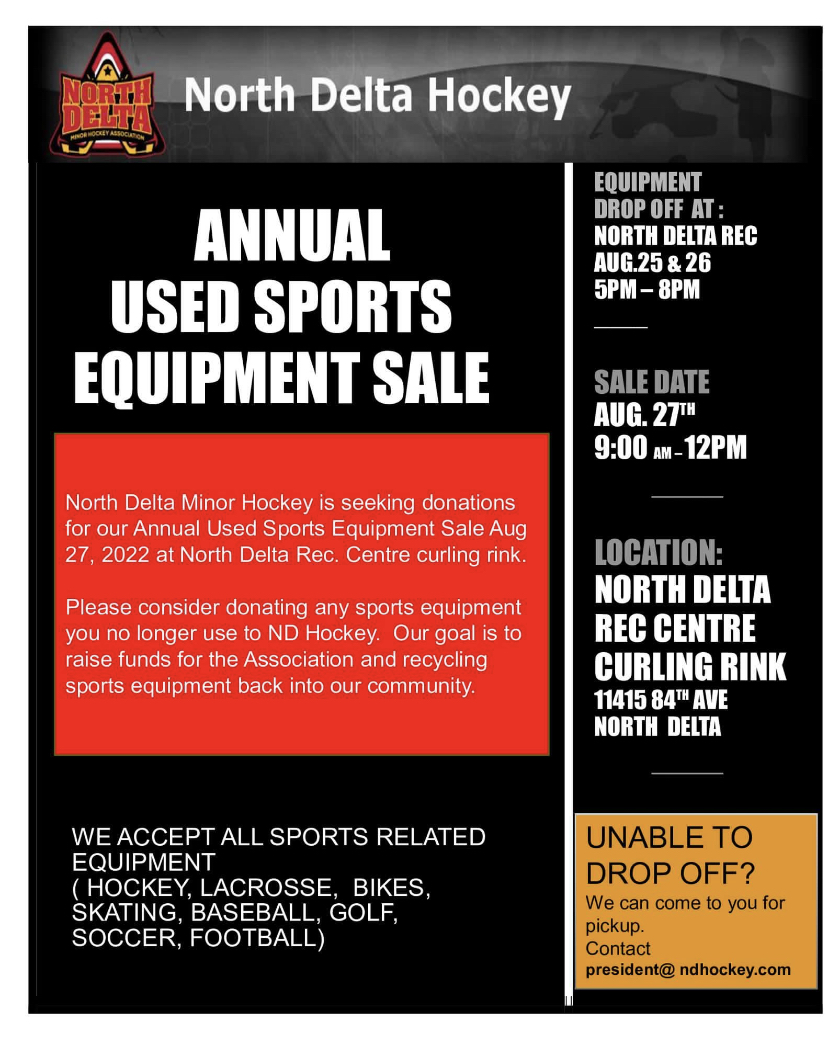 Used Sporting Equipment Sale