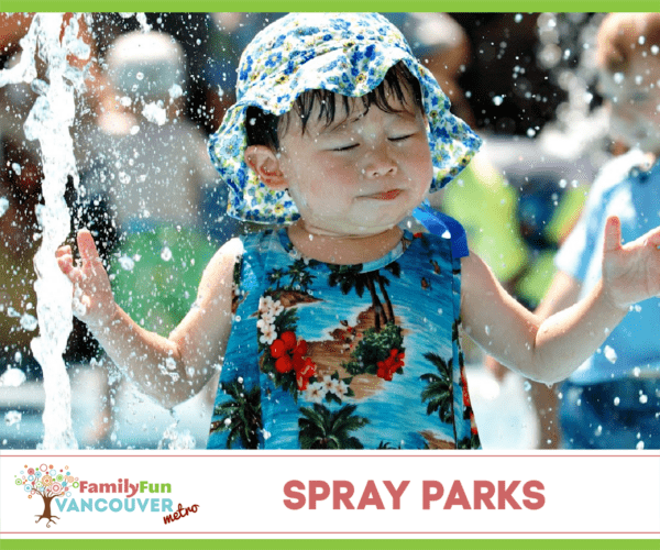 Spray Parks around Metro Vancouver