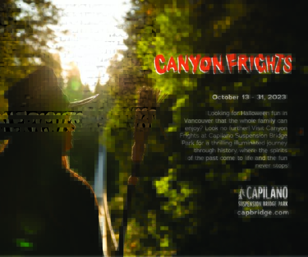 Canyon Frights an der Capilano Suspension Bridge, Halloween 2023