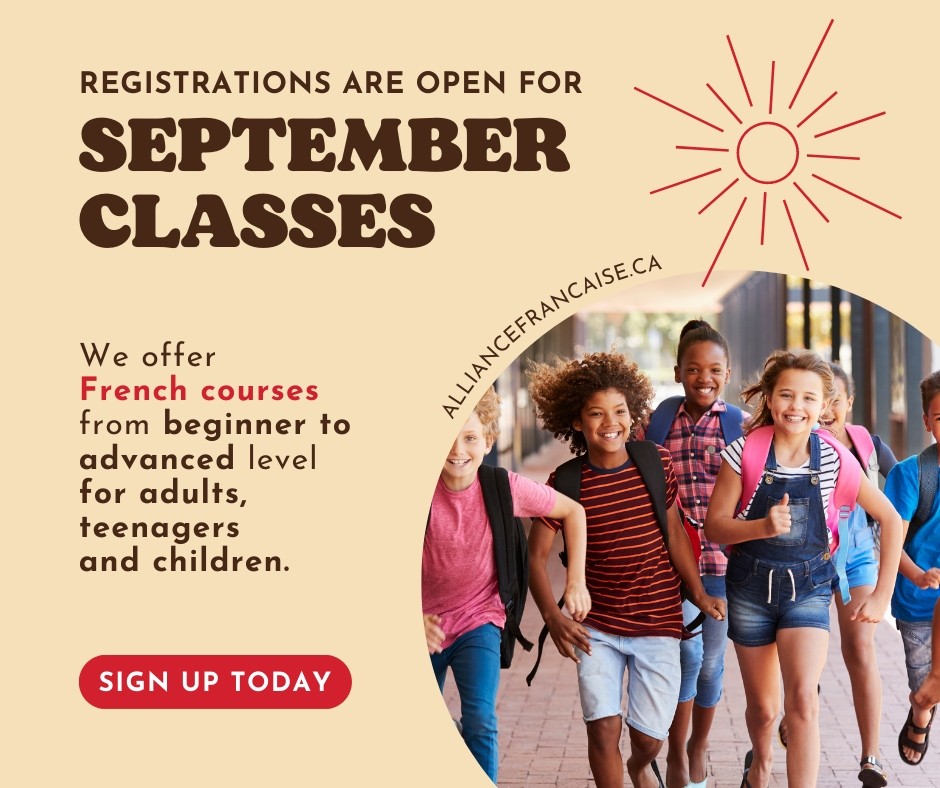 Alliance Française Vancouver Fall Classes