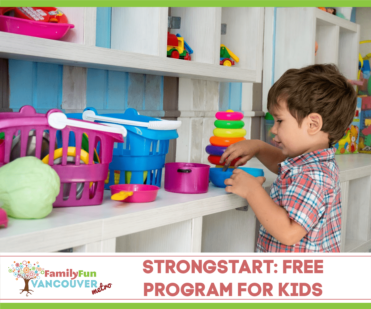 Programa StrongStart BC para niños de 0 a 5 años.