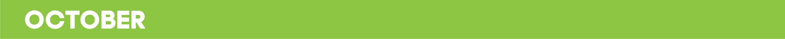 October monthly banner