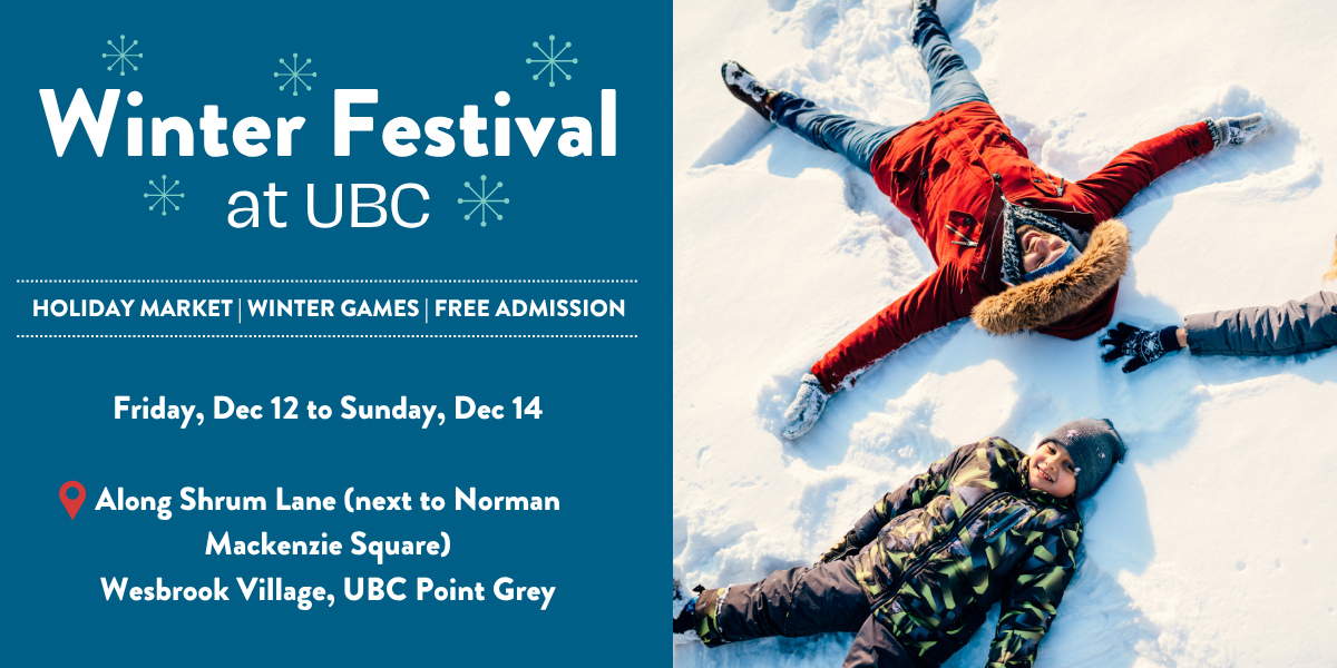 Wesbrook Village Holiday Festival Dec. 12-14