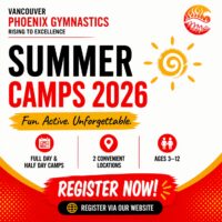 Phoenix Gymnastics Summer Camp sign