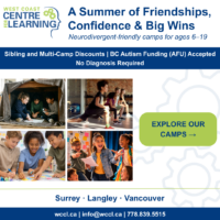 West Coast Centre for Learning Summer Camps 2026