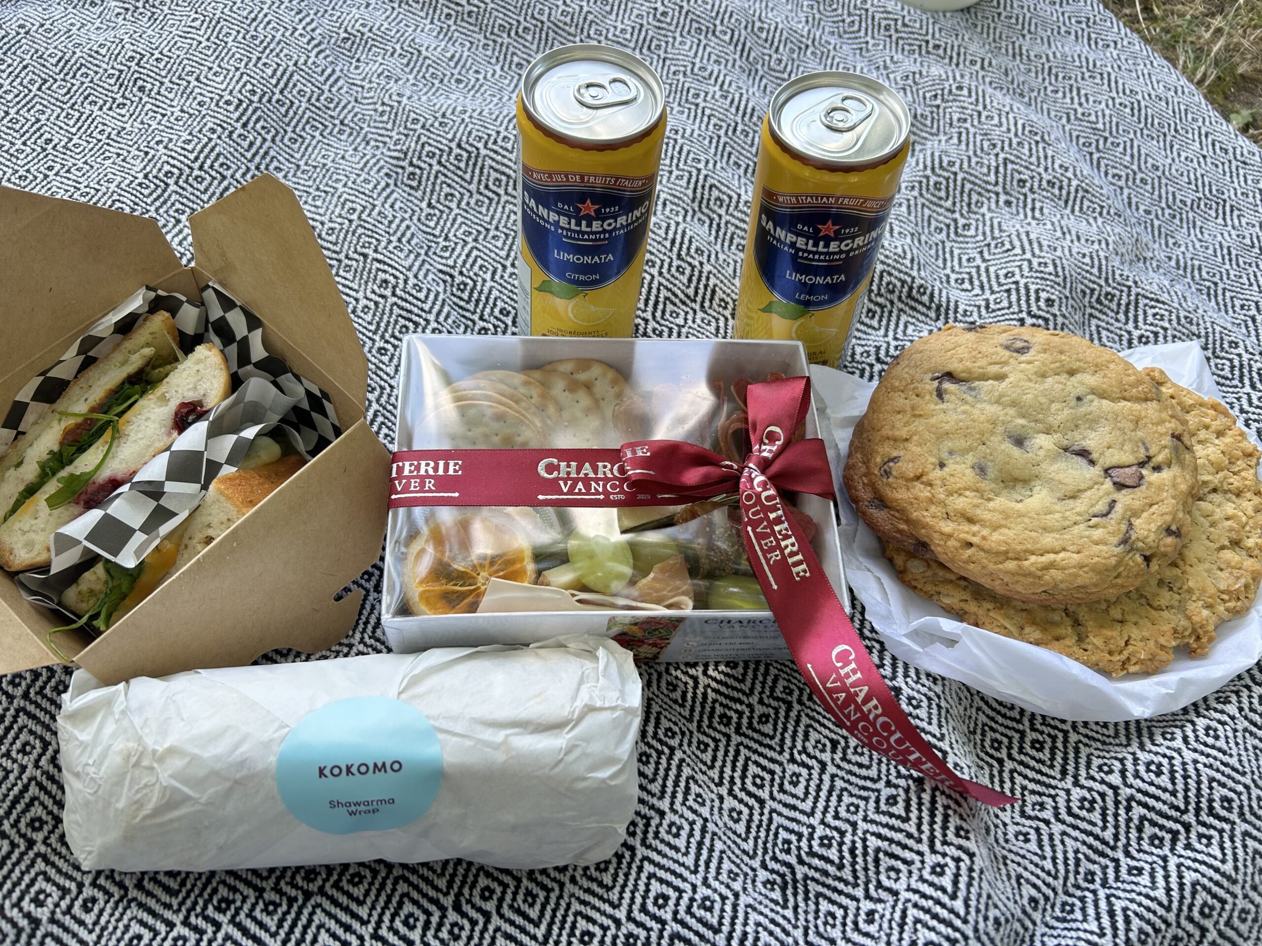 Picnic of picnic items