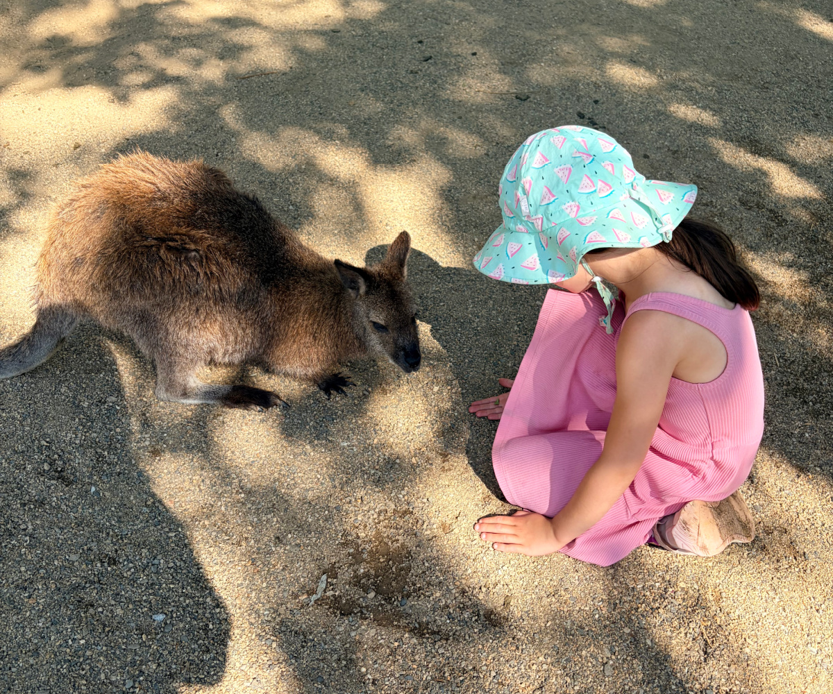 Girl with Kangaroo