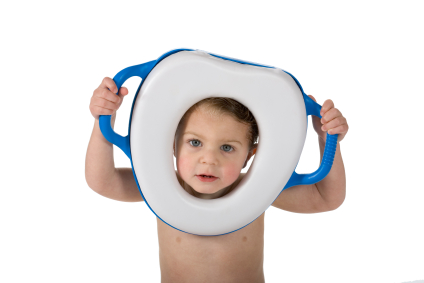 Toddler with Potty Seat