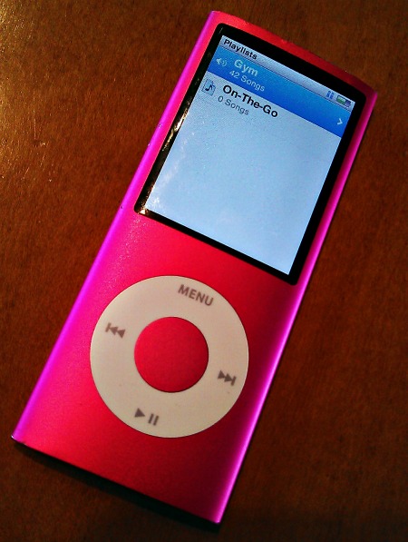 плейлист для спортзала iPod