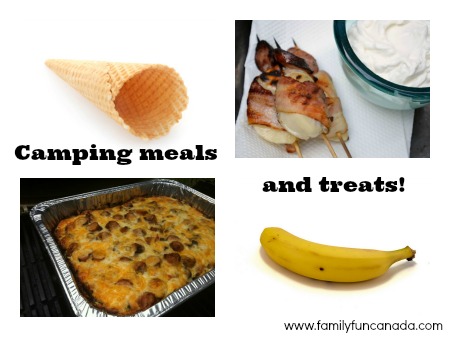 aliments de camping