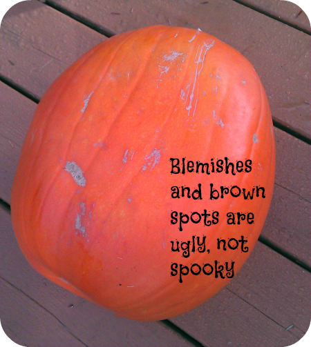 pumpkin blemishes