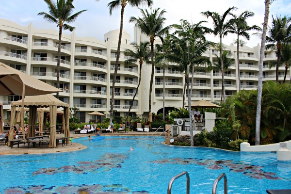 One of the activity pools at the Fairmont Kea Lani