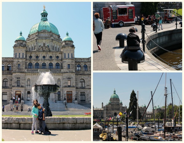 Victoria Legislature und Inner Harbor