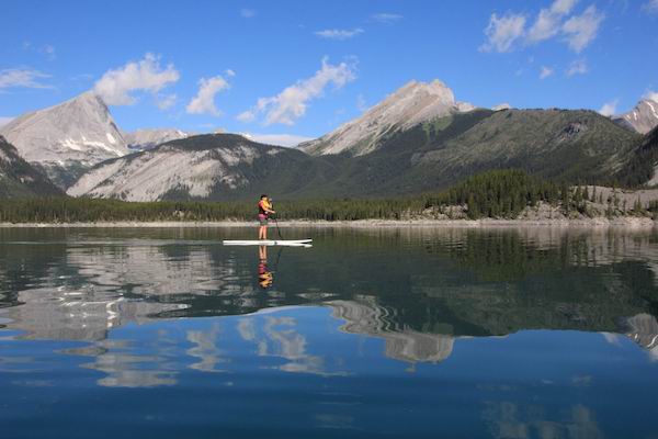 Stehpaddeln in Kanada