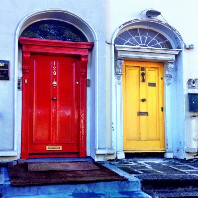 3 Days in Ireland colourful Irish doors