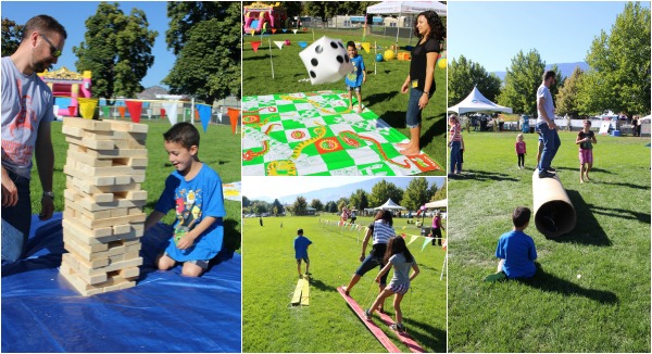 Festival of the Grape Chateau de kids games