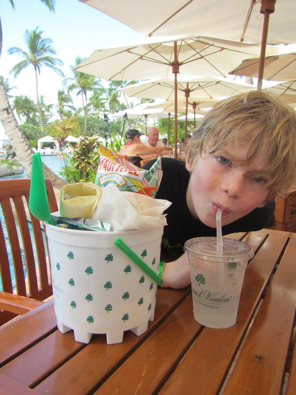 Grand Wailea Volcano Bar Keiki Sand Bucket 