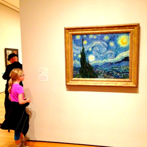 Winter break in New York - MoMa Starry Night by Van Gogh