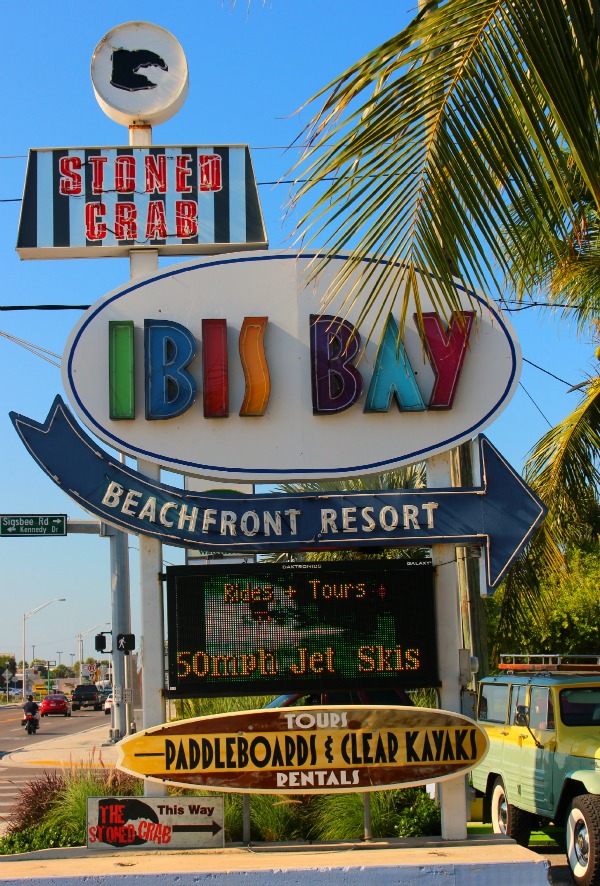 Ibis Bay Resort Sign Key West