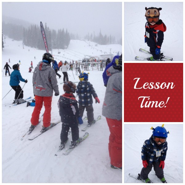 Ski Lesson collage