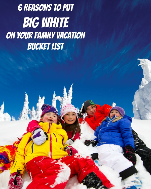 Big White Family Vacation Bucket List Featured Image