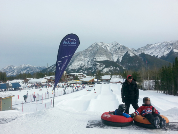 Tubing at Nakiska Ski Area is a fun way to add some speed to your day.