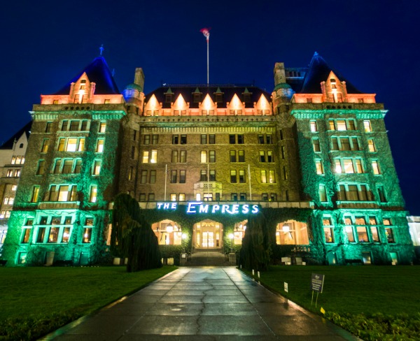 Fairmont Empress Hotel Victoria #gogreen4PatricksDay 2015