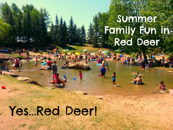 Diversão em família em Red Deer