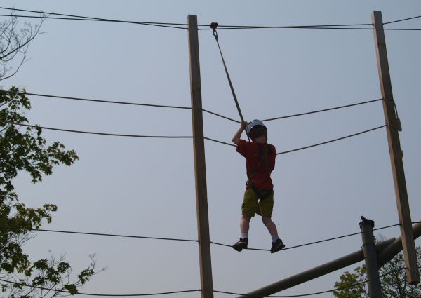 Summer at Blue Mountain Resort - Woodlot ropes challenge