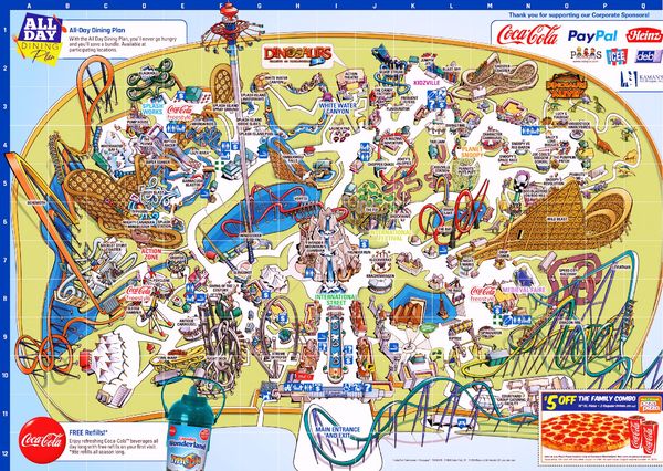 Canada's Wonderland - Park Map