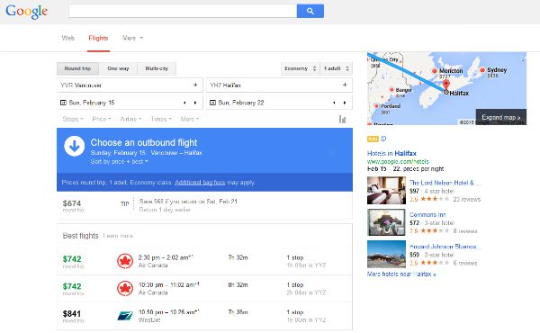 Google Flight checker is a great online travel tool