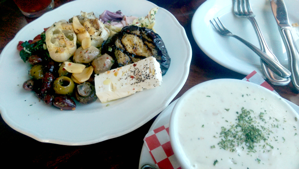 Lunch at Abolonetti, Monterey CA