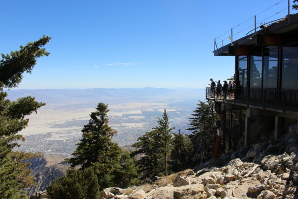 Estação da montanha do bonde aéreo de Palm Springs