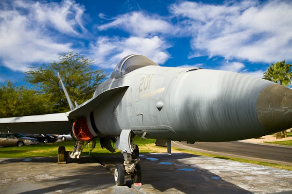 Hornet F18 do Museu do Ar de Palm Springs.