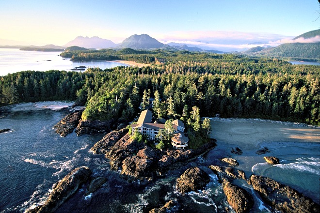 Tofino from the air: wild, rugged and beautiful (Credit: Tourism Tofino)