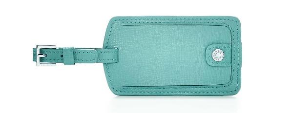 Gift guide for Travellers - Tiffany blue luggage tag