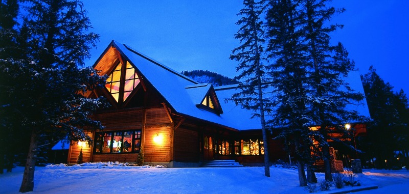 Главный коттедж Buffalo Mountain Lodge Winter