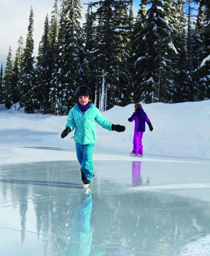 Eislaufen im Vernon Silver Star Mountain Resort