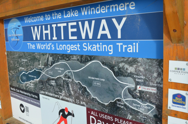 The Whiteway on Lake Windermere, BC (Family Fun Canada)