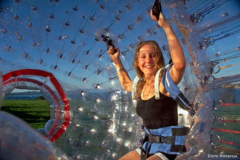 Neuseeland Zorb Rotorua