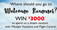 Win a Dream Vacation with WestJet