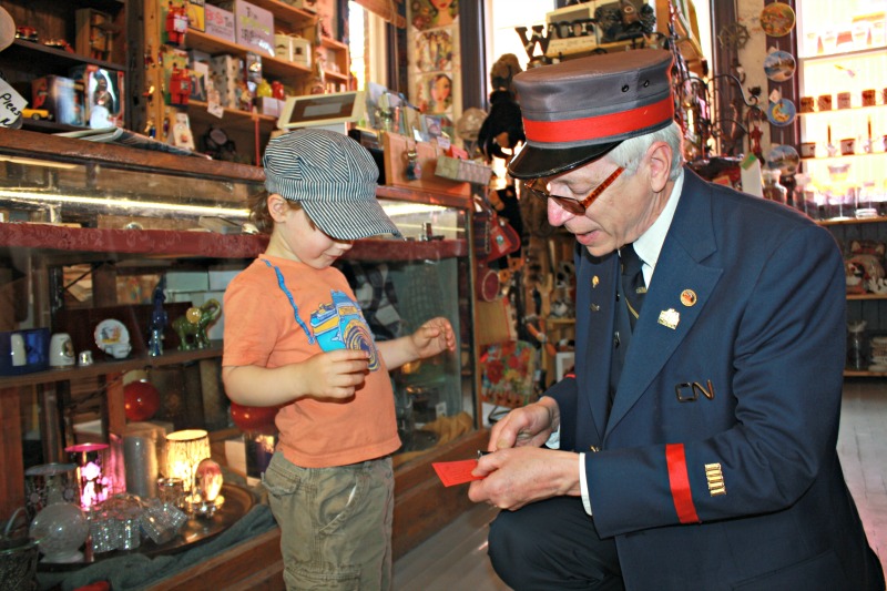 Jimmy Le Fresne, the Station Master at the Train Station Inn Hotel, Tatamagouche. Nova Scotia. Photo by Helen Earley