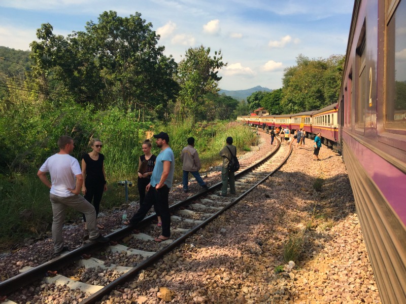 Train Travel in Thailand - stopped in your tracks