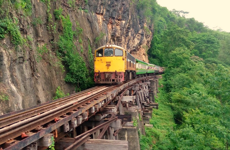 Voyage en train en Thaïlande