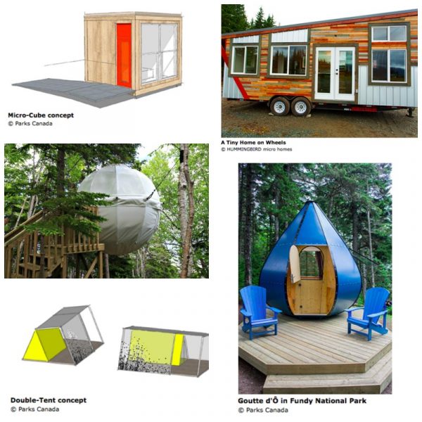 Formas extravagantes de acampar en todo Canadá