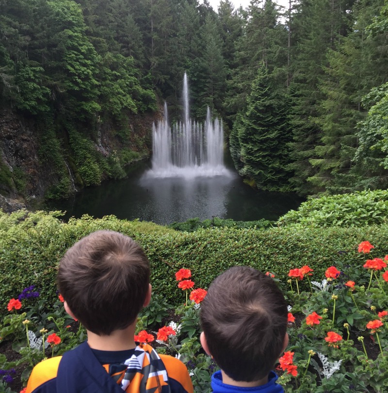 Butchart Gardens, Baía de Brentwood