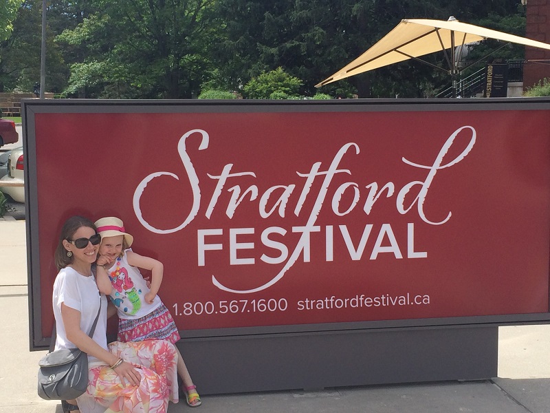 Panneau du festival de Stratford