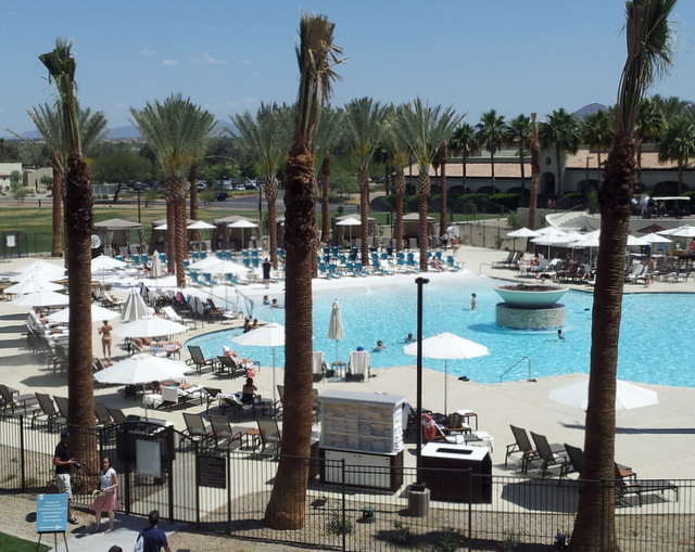 The new Sunset Beach pool is the place to be for Dive-In Movies after dark - Photo by Debra Smith