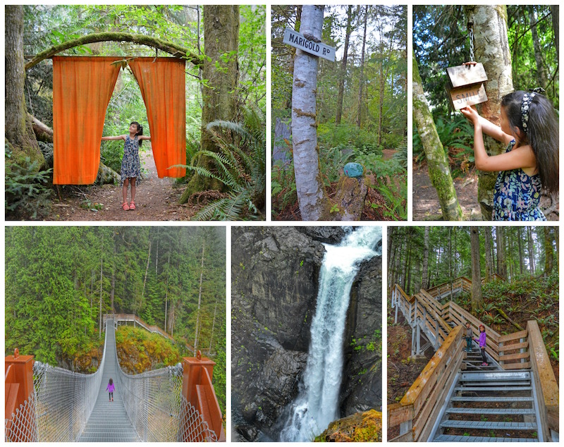 Vancouver Island Wacky Woods Hängebrücke