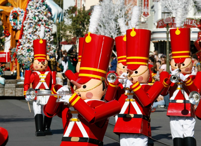 Christmas Fantasy Parade at Disneyland 